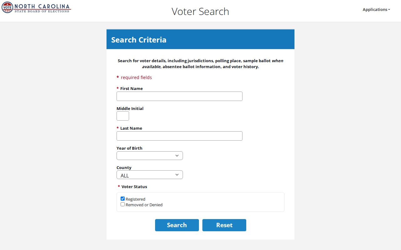 Guilford County residents directory North Carolina voter lookup